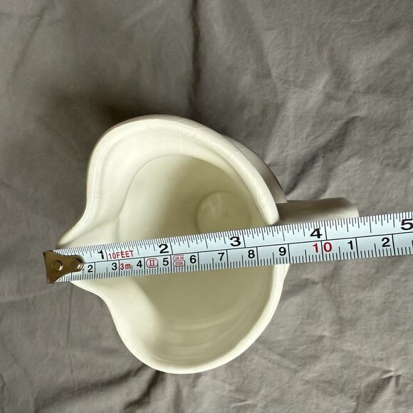 Vintage "Locanda Ticinese Lucerna" Restaurant Swiss Ceramic Creamer Dish 4" Tall - Picture 8 of 10